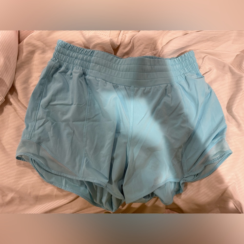 lululemon athletica Light Blue Athletic Shorts